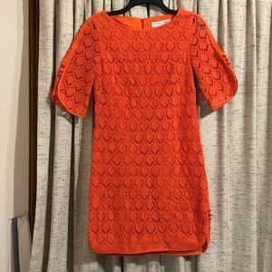 Trina Turk Orange Bonfire Dress